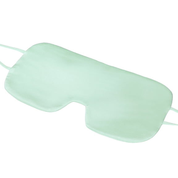 Uxcell Silk Sleep Masks, Soft Satin Eye Protection Block Light Masks, Block Light Eye Sleep Covers Adjustable Length, Unisex for Nighttime Sleeping, Travel and Office Nap, Pale Green