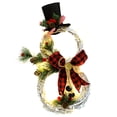 thumbnail image 1 of Decoración de corona de Navidad iluminada, corona de uva para la decoración de la pared del jardín del hogar de la puerta delantera Adepaton CPB-SSW60-1, 1 of 5