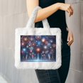 thumbnail image 6 of Yiaed Fireworks1 Print Fluffy Shoulder Bag Plush Bags Women Ladies Tote Bag Fluffy White Furry Purse Handbag for Autumn and Winter, 6 of 7