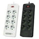 thumbnail image 3 of 8Holes EU Plug AC Socket Multi Tower Power Strip 2M Extension Cable Electrical Outlet Smart USB Socket with Switch, 3 of 5