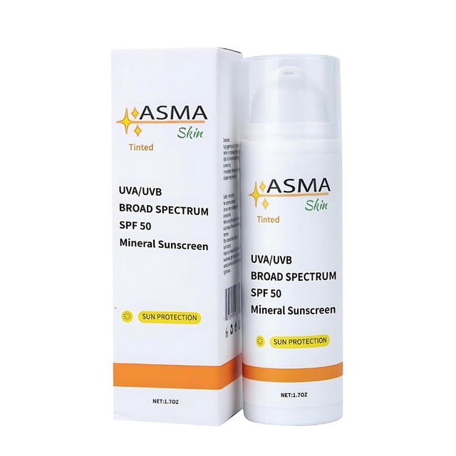 Protector solar mineral tintado ASMA Skin SPF 50 50 ml con ácido hialurónico