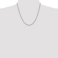 thumbnail image 4 of 14K White Gold Spiga Wheat Chain Necklace 20 inch 2.1 mm with Lobster Clasp, 4 of 4