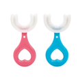 thumbnail image 2 of Cepillos de Dientes en Forma de U Sincero para Niños Cerdas de Silicona Masaje de Encías 2 a 12 Años, 2 of 5