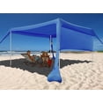 thumbnail image 1 of Carpa con dosel de playa EasierHike, 3 x 3 m, UPF50+, resistente al viento y al agua, 1 of 6