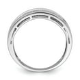 thumbnail image 2 of Sterling Silver Rhodium Plated Diamond Ladies Band QR4809, 2 of 5