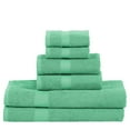 thumbnail image 2 of Eco-Friendly Cotton Towel by Blue Nile Mills- 6-Piece, Turquoise, 2 of 8