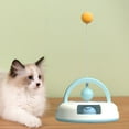 thumbnail image 4 of Juguete interactivo para gatos perfecl Campana Catnip Varita Palo Teaser Azul, 4 of 7