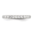 thumbnail image 4 of Sterling Silver Rhodium-plated CZ Ring, 4 of 6