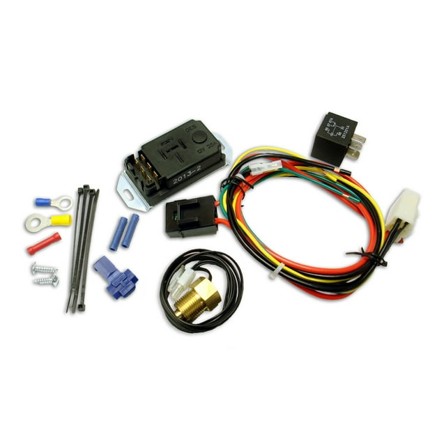 Proform Parts Cooling Fan Control Module 69598 With Thread In Temperature Probe/Relay/Wiring Harness/Controller