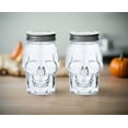 thumbnail image 5 of Dura Living Skull Mason Jar Mug with Lid, 4-Piece Set (2 Skull Mason Jars and 2 Lids) 42oz, 5 of 5