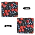 thumbnail image 2 of Kdxio Variety Of Fruits And Berries Pocket Mirror, 1X/2X Travel Makeup Mirror 2-Sided Folding Small Mirror Portable Double-Sided Magnifying Cosmetic Mirror for Gift-Square, 2 of 9