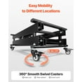 thumbnail image 5 of Electric Hydraulic Lift Table 330 lbs | 28in Adjustable Cart on 4 Casters | Mobile Scissor Lift Workbench, 5 of 11