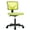 Green, variant on edx Home Office Desk Chair, Armless Mesh Computer Chair for Small Space, Swivel Adjustable Low Back for Teens/Adults, Black