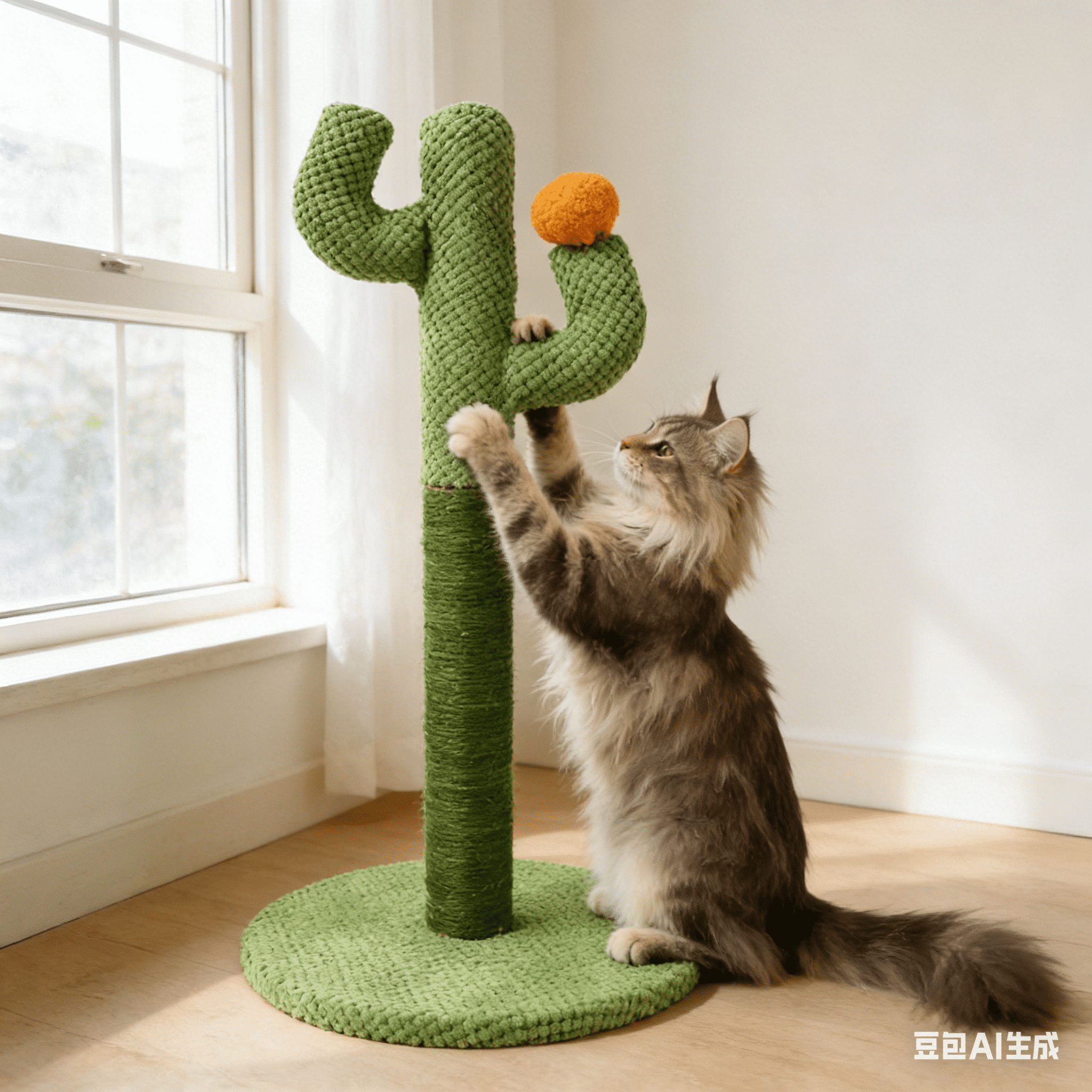 The Refined Feline Calypso Everlasting Cat Scratcher, Espresso