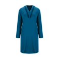 thumbnail image 4 of Itsame Womens Mini Dresses, Long Sleeve Solid Color Soft Casual Hooded Dress Blue L, 4 of 7