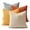 Orange Series, variant on Decorative Throw Pillow Covers 18x18 Inch, Set of 4 Soft Corduroy Cushion Covers, Farmhouse Boho Neutral Pillow Cases for Couch, Sofa, Bed, Living Room