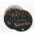 thumbnail image 2 of Inkdotpot Real Rose Gold Foil Let Love Sparkle Wedding Tags Favor Hang Paper Tags 50 Pieces, 2 of 6