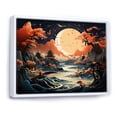 thumbnail image 2 of Designart "Landscape Bliss of Mountains and Rivers in China II" Landscapes Framed Wall Art - Traditional Yellow China Bedroom Framed Canvas Wall Art, 2 of 6