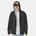 thumbnail image 2 of Fotbe Black Spider On Web 1 Chaqueta con Protección Solar UPF 50+ para Hombre y Mujer, Camisa con Capucha y Bolsillos-Medium, 2 of 7