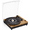Wood, variant on Turntable Record Player with 3-Speed Belt-Drive, Vinyl Records Player with Built-in Speakers and Bluetooth, RCA/AUX/Headphone Out, Auto Off