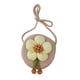 thumbnail image 2 of Bolso pequeño de paja tejido a mano de verano, bolso color piel, mini bolso de paja para niños con lindas flores, bolso mensajero para niños, 2 of 6