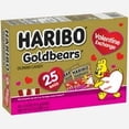 thumbnail image 2 of Haribo Gummi Candy | Valentine's Day Limited Edition | Red & White Goldbears | Raspberry & Pineapple, 0.4 oz. (25 mini bags) | Pack of 2, 2 of 5