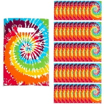 Bulk 50 Pc. Tie-Dye Pattern Plastic Goody Bags