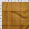 thumbnail image 3 of oneOone Georgette Viscose Dark Mustard Fabric Madras Check Diy Clothing Quilting Fabric Print Fabric By Yard 42 Inch Wide, 3 of 4