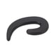 thumbnail image 1 of Auriculares inalámbricos Bluetooth con gancho para la oreja estéreo y micrófono (negro), 1 of 12