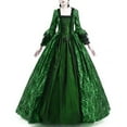 thumbnail image 3 of SCSAlgin Victorian Dress for Women 1800S Medieval Renaissance Dresses Corset Flare Sleeve Dress Cocktail Party Ball Gown, 3 of 6