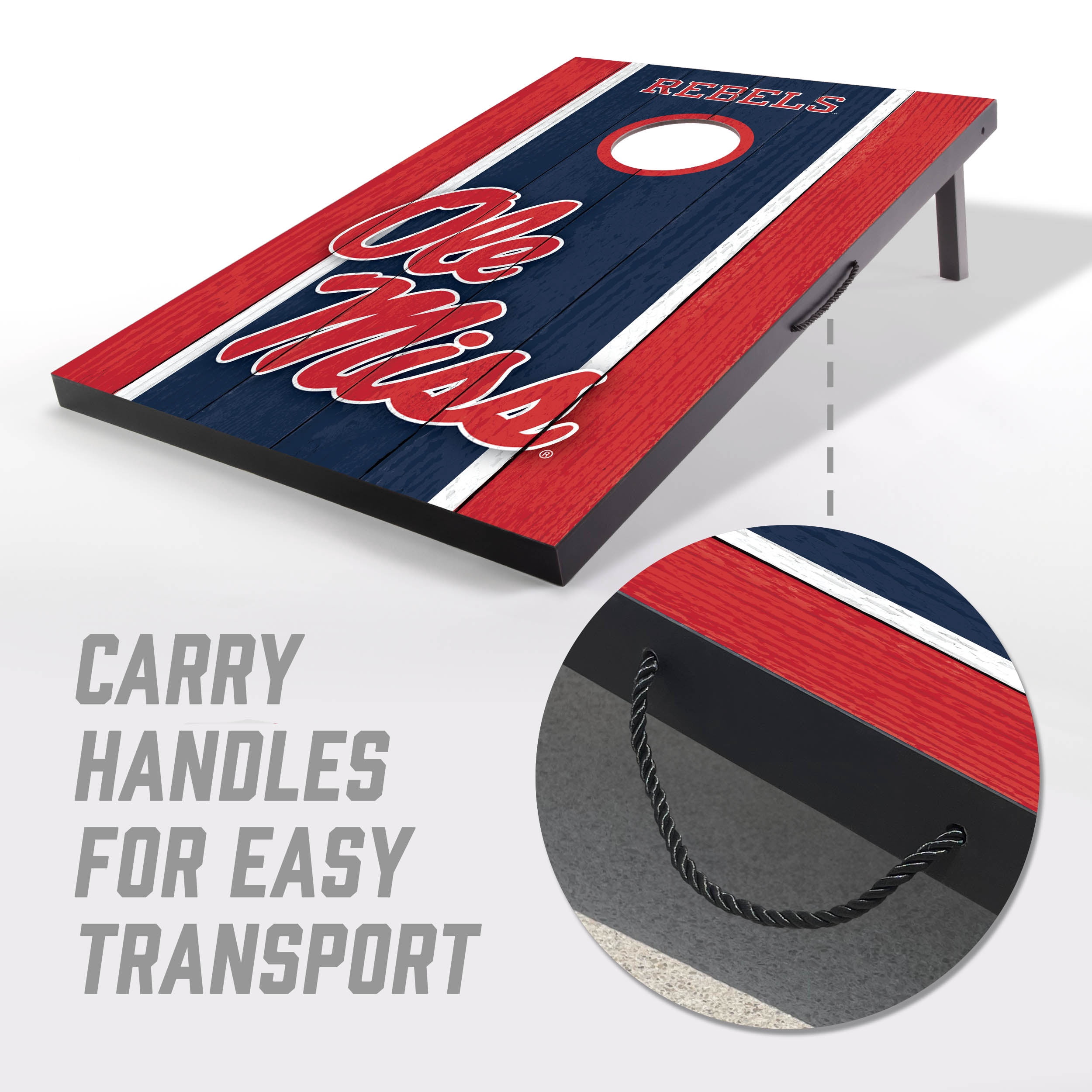Mississippi Rebels 2x3 MDF Cornhole Game Set
