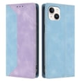 thumbnail image 1 of Funda FOXDOCK para iPhone 15 de Cuero Premium Bicolor con Ranuras RFID, Carcasa Tipo Billetera Antigolpes y Soporte Plegable, 1 of 6