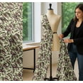 thumbnail image 5 of Soimoi Cotton Poplin Fabric Leaves & Texture Print Fabric by The Yard 56 Inch Wide, 5 of 7