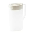 thumbnail image 2 of Wzzjkit Pitcher with Lid, Easy Clean Heat Resistance Plastic Water Pitcher with Handle for Hot/Cold Beverages - Water, Cold Brew, Iced Tea, Large Capacity Pitcher, 2 of 7