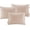 Blush, variant on Daybed Cover - Luxe Double Sided Quilting, All Season Cozy Bedding with Bedskirt, Matching Shams, Kienna White 75"x39" 5 Piece