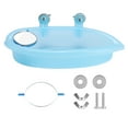 thumbnail image 3 of Caja de baño para pájaros, linda bañera para loros y mascotas, accesorio para jaula para pájaros, bañera para pájaros compacta y ligera Jadeshay  A, 3 of 8