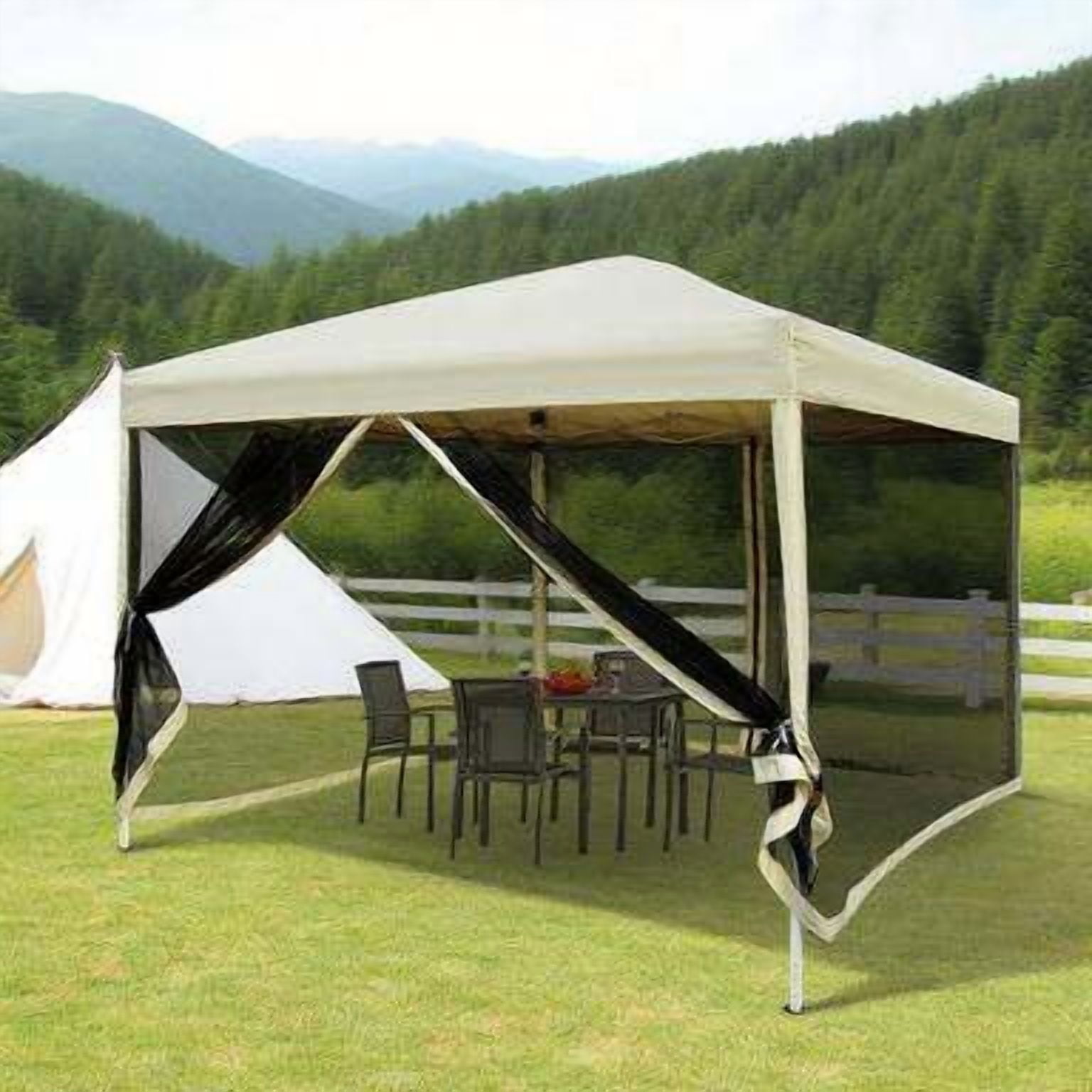 売却予約済みColeman POP UP SHELTER Coleman 16' x 8' Straight Leg Instant Canopy / Gazebo (128 sq. ft