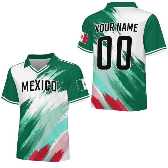 Custom Mexico Soccer Jersey 2026 Personalized Name Number Shirt for Men Women Kids National Country Style Soccer Fan Jersey