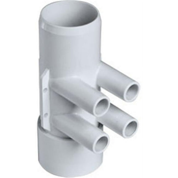 2 x 2 x 0.75 in. SB Ports Manifold PVC