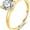 Gold, variant on Envy Solitaire 1.25 Ct Engagement Ring for Women Promise Ring for Her Cubic Zirconia Sterling Silver Ginger Lyne