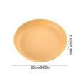 thumbnail image 4 of Msgweeeg Dinner Plates Dinner Trays Shatterproof Plastic Reusable Dinner Trays for Kitchens Camping and More Available In A Variety Of Colors Dishwasher and Microwave Safe, 4 of 7