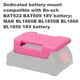 thumbnail image 2 of Shell del clip Irfora 5pcs baterías de iones de litio soporte de almacenamiento dedicado Clip de batería soporte de montaje de batería reemplazo para Bo-sch BAT622 BAT609 18V batería MAK BL1860B BL185 Irfora Shell del clip, 2 of 7