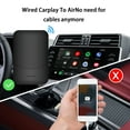 thumbnail image 4 of Mistaha Wireless CarPlay Adapter for Cars with Wired CarPlay, PlugAndPlay, Dual Band WiFi, OTA Update, Original Car Control Support - Black, 4 of 6