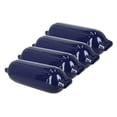 thumbnail image 6 of Rockville Marine Boat Fenders with Covers and Lines, 8.5" x 27", Navy Blue, 4-Pack, 6 of 6