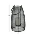 thumbnail image 3 of DecMode 8"W, 13"H Modern Metal Lantern, Black, 1 - Piece, 3 of 9