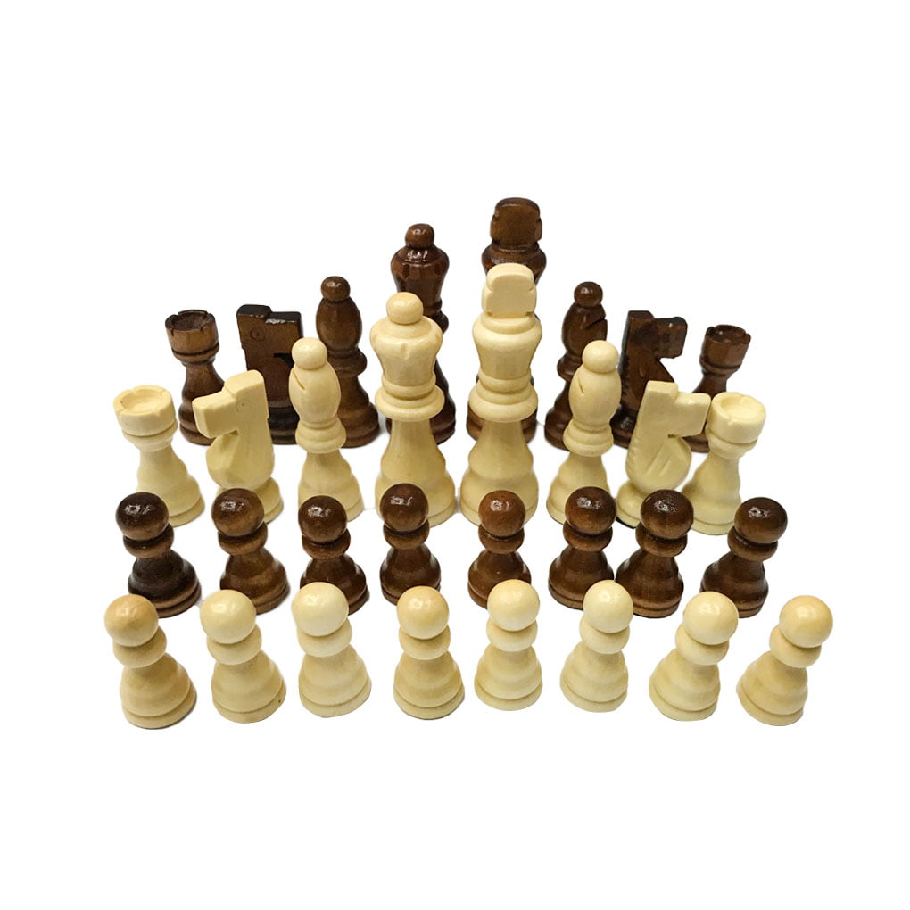 Best Chess Set Wooden Collectible Handicraft CHESS SET King 4" 32 Pieces 