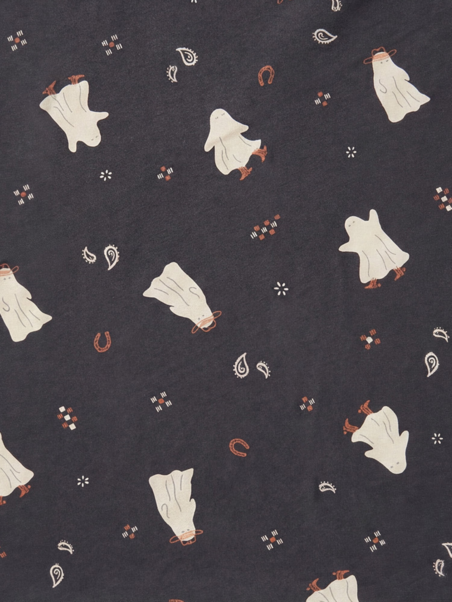 Modern Moments by Gerber Baby Neutral Halloween Swaddles, One Size, Asphalt Ghost