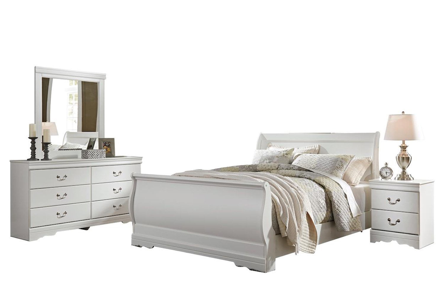 ashley furniture queen sleigh bedroom set