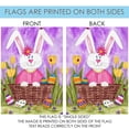 thumbnail image 4 of Toland Home Garden Long Eared Bunny Eggs Easter Flag Double Sided 12x18 Inch, 4 of 5