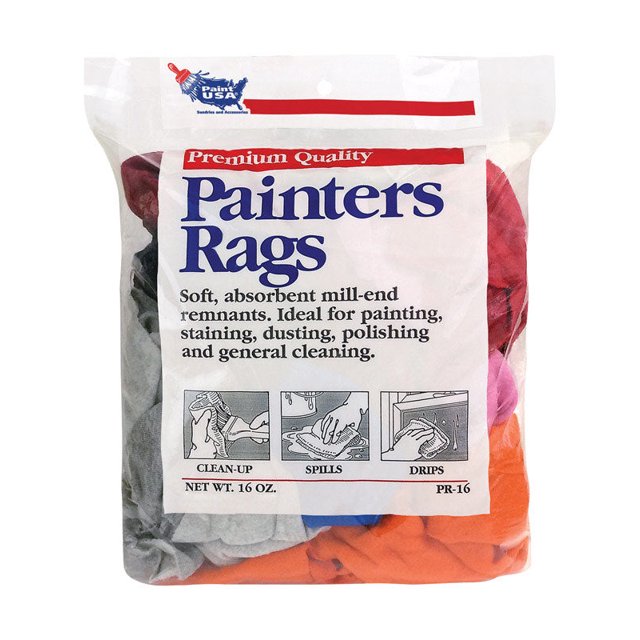 Cleaning Cloth Paint USA, algodón, paquete de 24